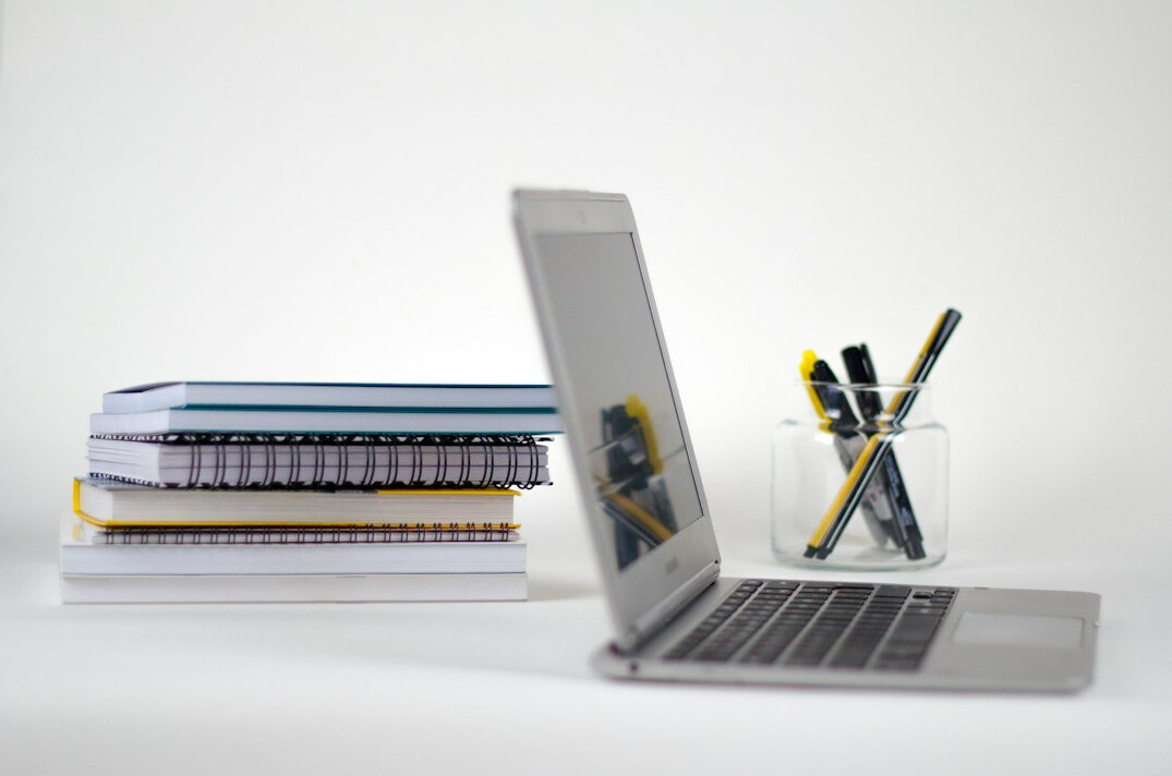 lifelong learning books and laptop